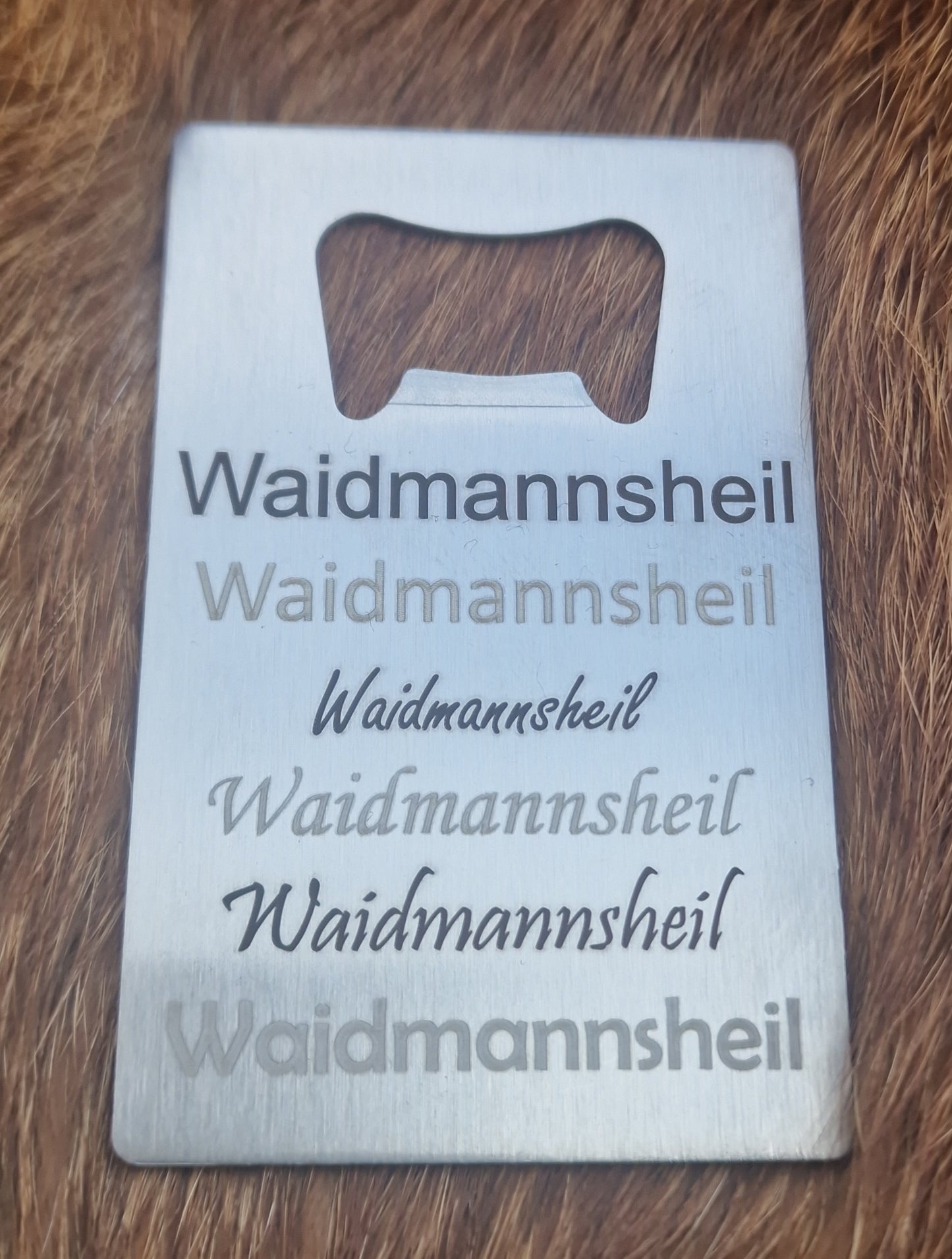 Edelstahl Flaschenöffner - individualisiert & personalisiert
