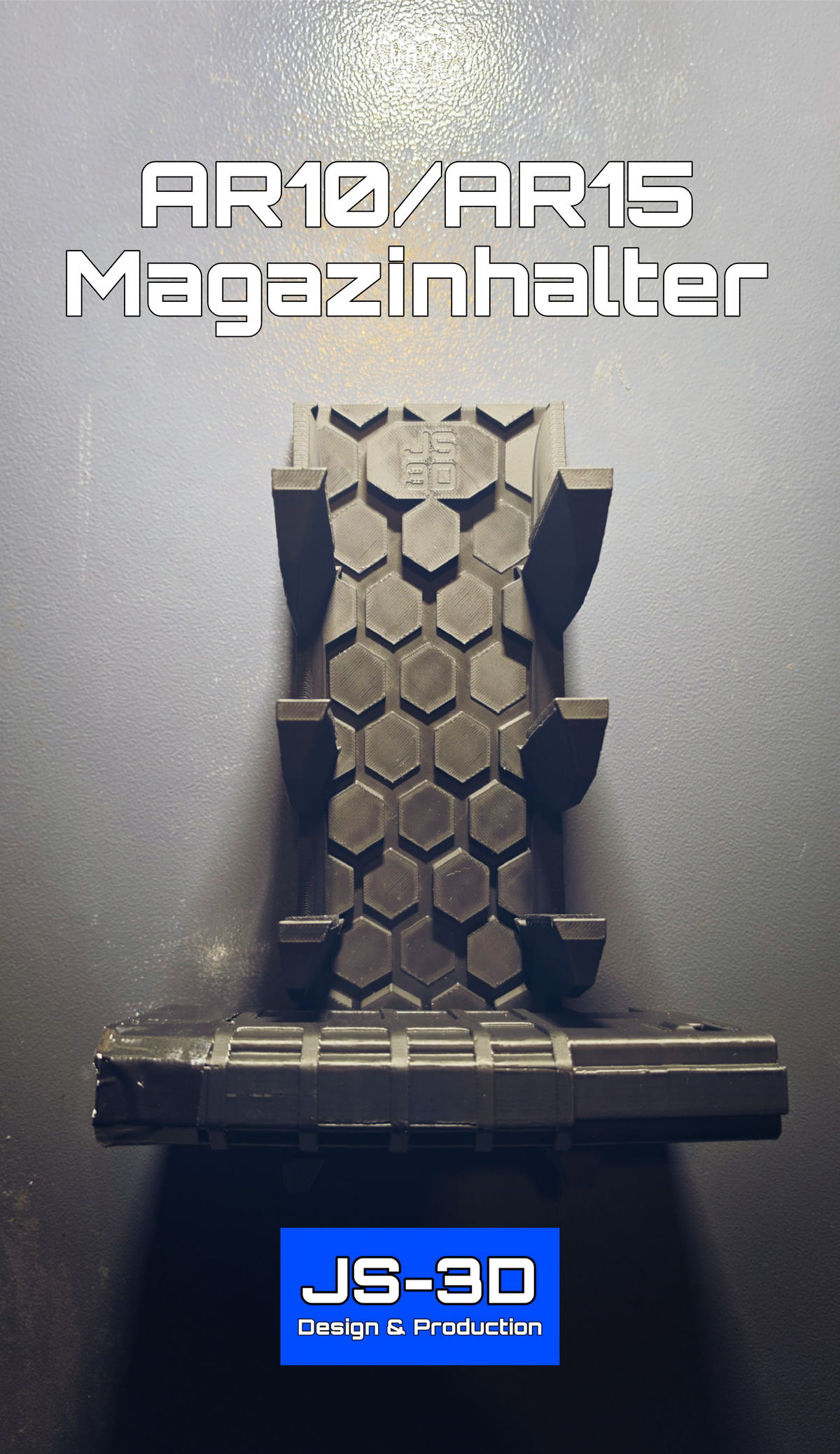 Magazine holders for e.g. Glock, HK, AR-15 etc.